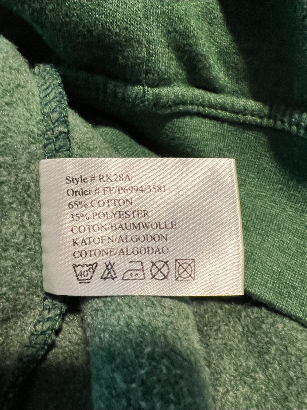 Ireland Republic Green Crewneck Sweatshirt Size M 0914267 - Picture 3 of 4